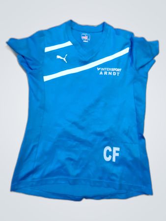 Puma Blue V-Neck Sports Jersey