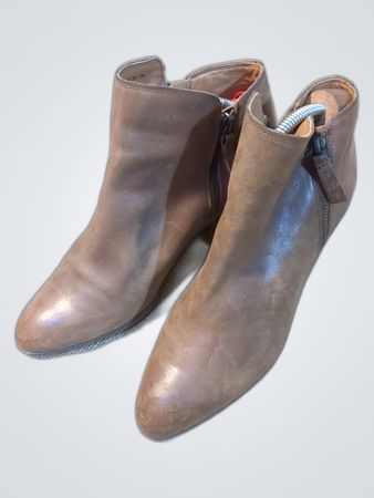 Brown Leather Ankle Boots