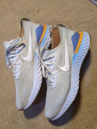 Nike React Sneakers Grey Blue Orange