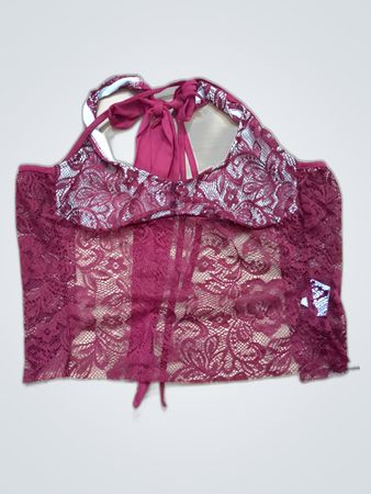 Lace Halter Camisole Top