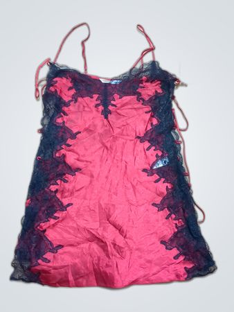 La Senza Red Lace Slip Dress