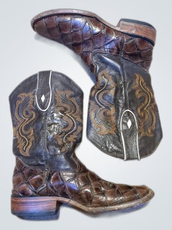 Unbranded Leather Cowboy Boots