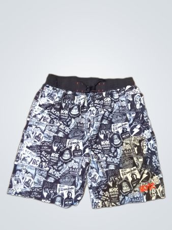 AC/DC Licensed Graphic Swim Shorts