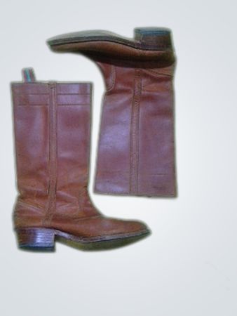 Brown Leather Cowboy Boots
