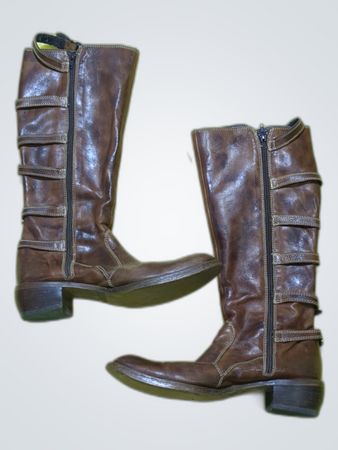Brown Leather Boots