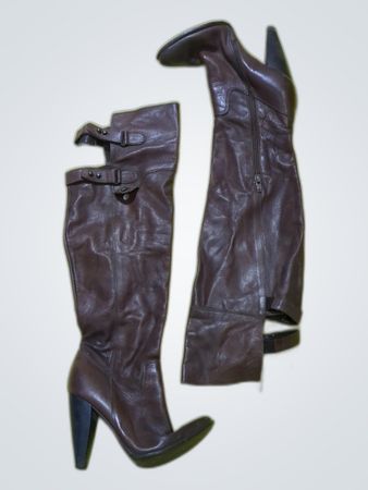 Brown Leather Boots