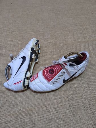 Nike Mercurial Vapor Football Cleats White Red