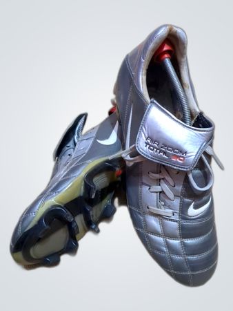 Nike Air Zoom Total 90 Silver Football Boots