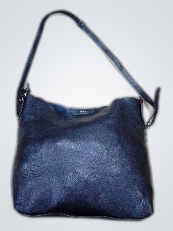 Black Leather Shoulder Bag
