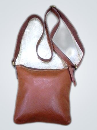Brown Leather Crossbody Bag