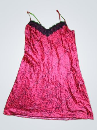 George Red Floral Nightgown