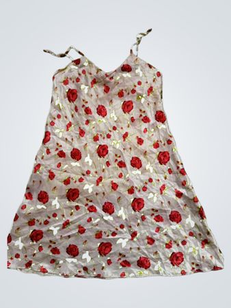Reserved Floral Print Slip Dress