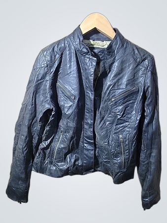 Soho New York Leather Biker Jacket