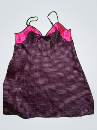 George Polka Dot Satin Slip Dress