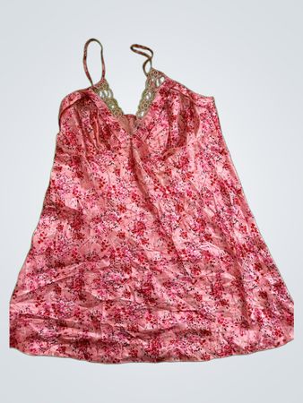 R&F Floral Lace Trim Slip Dress