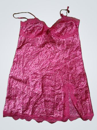 Secret Possession Pink Leopard Print Chemise