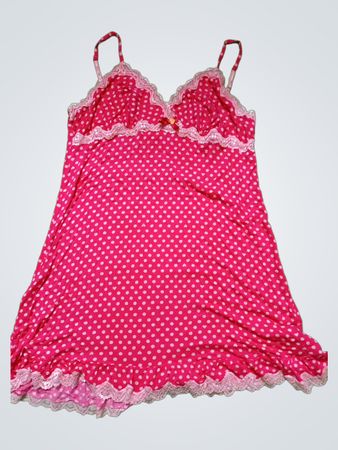 Pink Polka Dot Nightgown