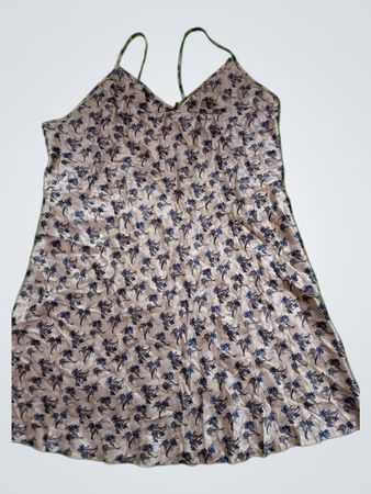 Floral Print Sleeveless Slip Dress