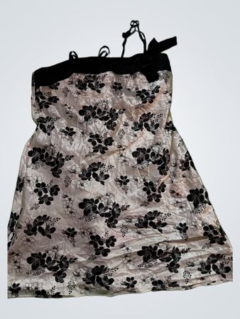 George Floral Satin Slip Dress
