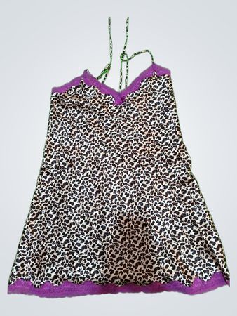 George Leopard Print Slip Dress
