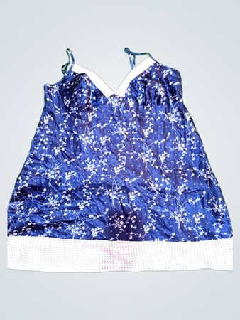 Blue Floral Top