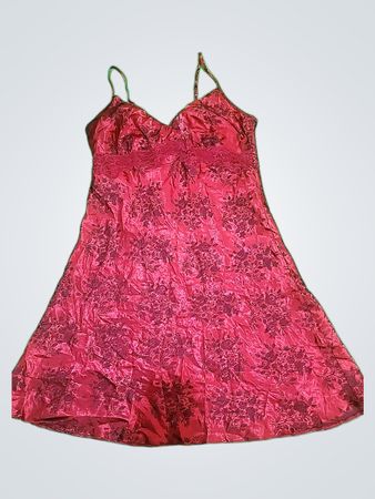 BHLDN Red Floral Dress
