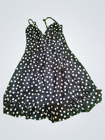 Cath Kidston Black and White Polka Dot Dress