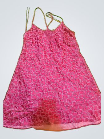 Pink Floral Pattern Dress