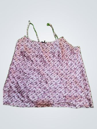 Closereve Pink Bow Print Cami Top
