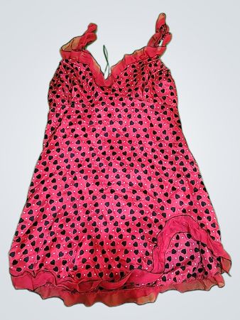 Secret Sessions Heart Patterned Chemise
