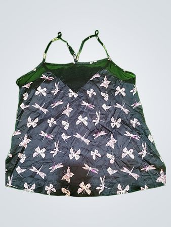F&F Signature Butterfly Print Mesh Cami Top