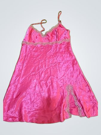 Pink Satin Dress