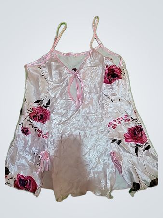 Pink Floral Chemise