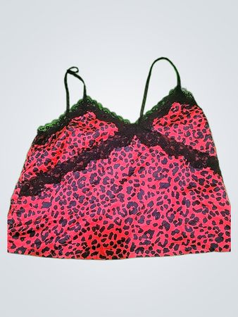New Look Leopard Print Lace Cami Top