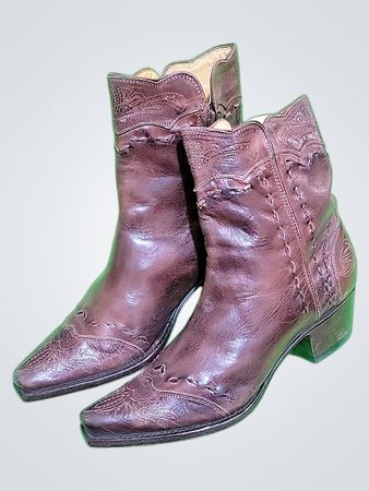 Brown Leather Ankle Boots