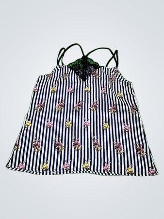 Striped Floral Top