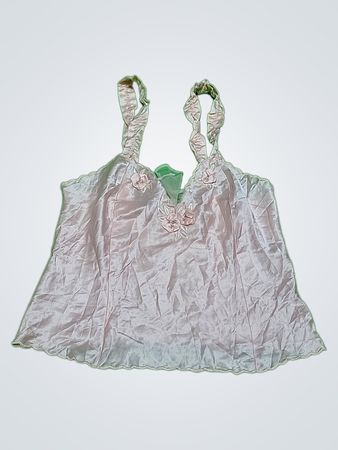 Pink Satin Cami
