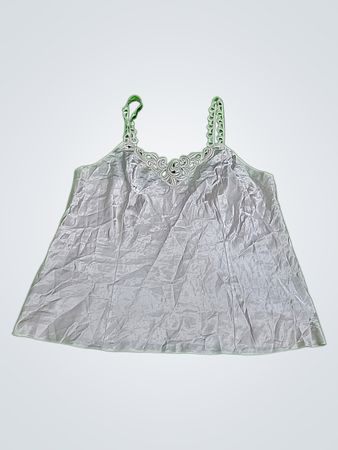 White Lace Trim Camisole
