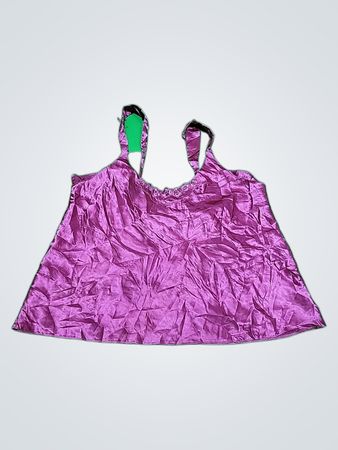 Pink Satin Camisole