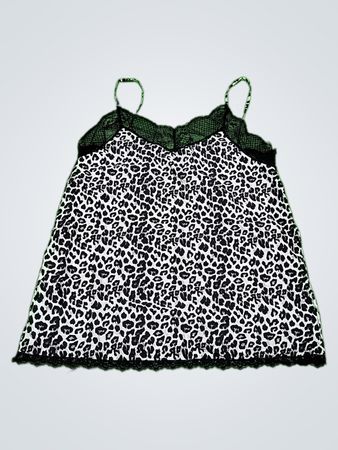 Leopard Print Lace Cami Top