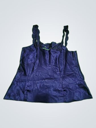 Blue Silk Blouse