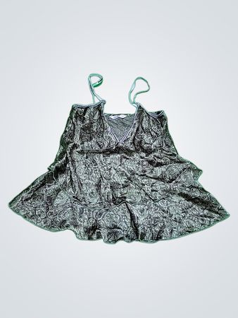 George Patterned Satin Cami Top