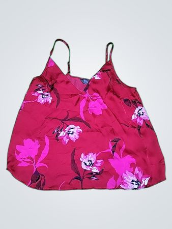 Zara Floral Print Satin Cami Top