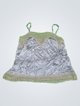 Silver Embellished Cami