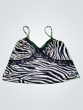 Zebra Print Bra Top
