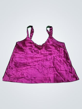 Pink Satin Camisole
