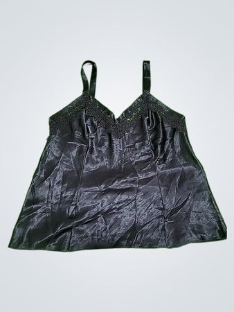 Black Satin Camisole