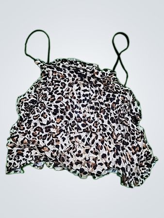 TOPSHOP Leopard Print Top