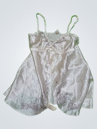 Women's White Silk Camisole