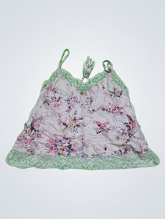 Floral Lace Trim Camisole